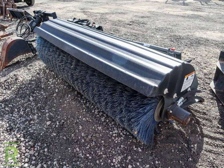 2018 Bobcat 84" Angle Broom Attachment to Fit Skid Steer Roller Auctions