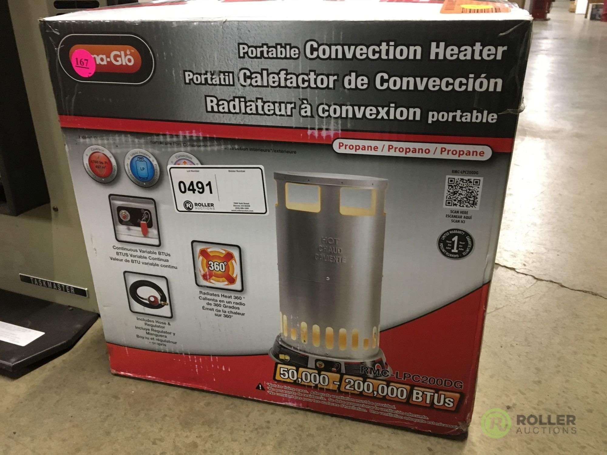 Dyna Glo RMC-LPC200DG Propane Portable Convection Heater - Roller Auctions