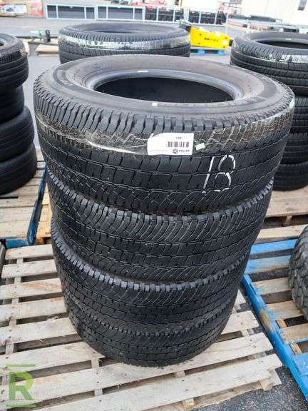 (4) 2018 Michelin LT275/70R18 Tires - Roller Auctions