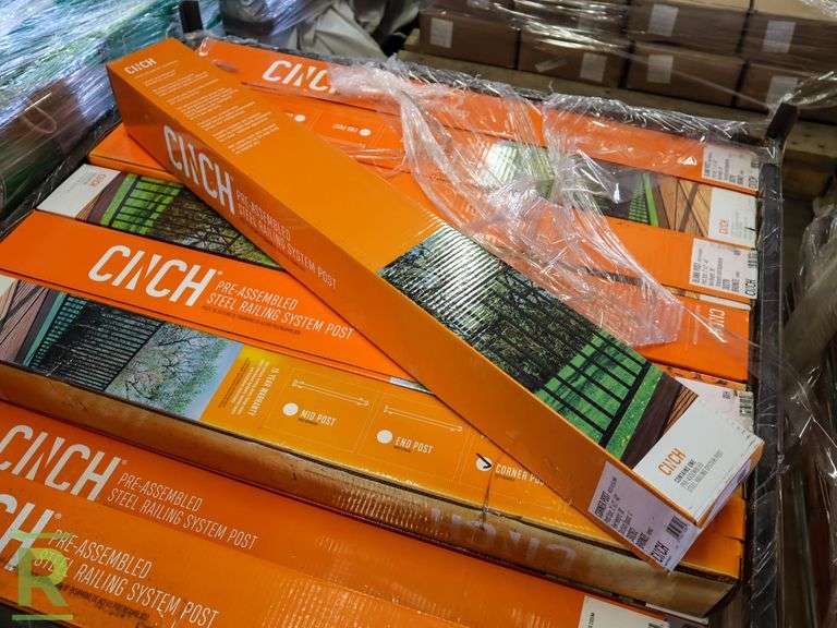 Pallet of New Cinch 30262 Corner Posts, Bronze - Roller Auctions