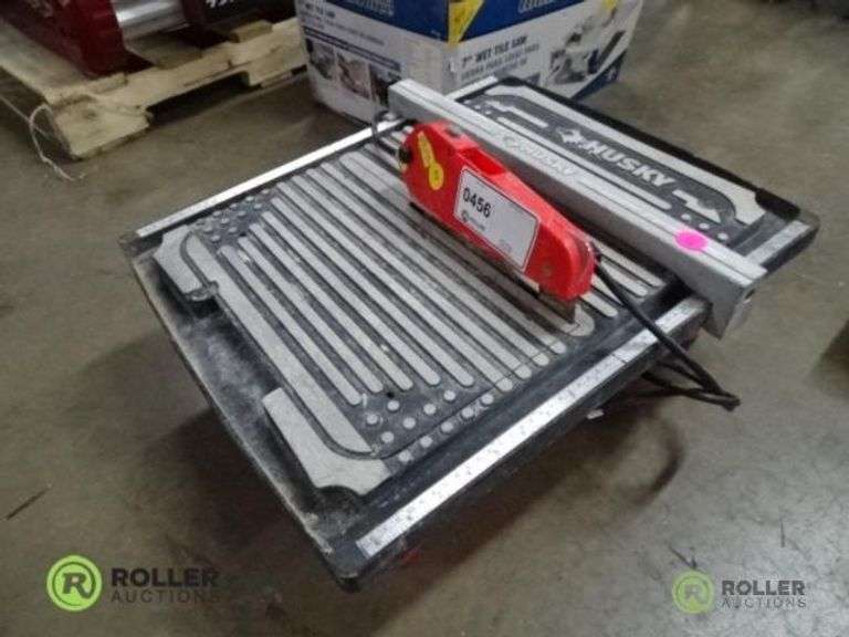 Husky THD750L Wet Tile Saw Roller Auctions