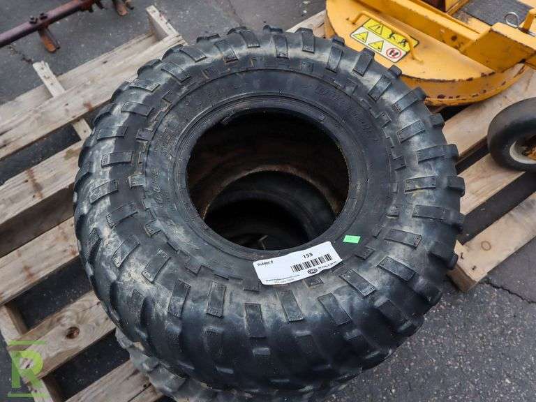 (2) Dunlop 25x12.009 ATV Tires Roller Auctions