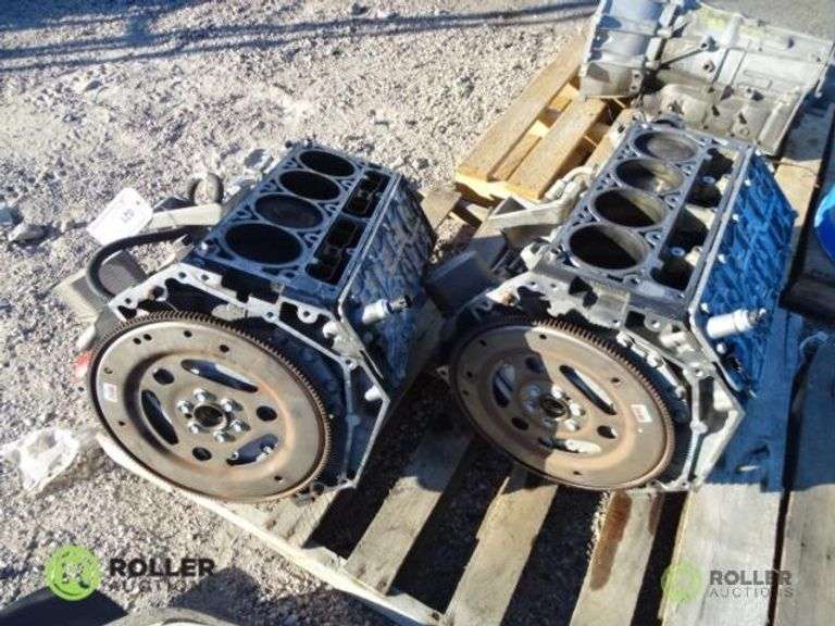 (2) Chevrolet 6.0L Short Block Engines Roller Auctions