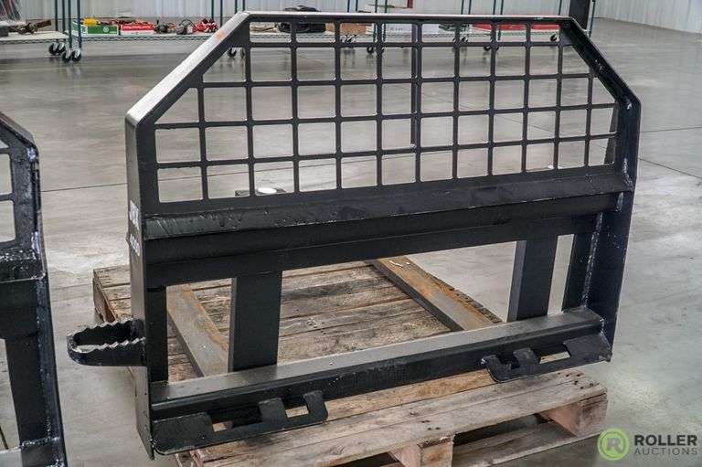 New JBX 4000 48" Skid Steer Fork Attachment to Fit Skid Steer (Please Check All Fluids, Fittings, Hardware and Connections Prior To Use) - Roller Auctions