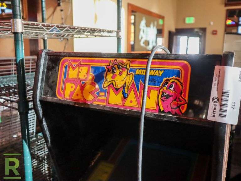 Midway Ms. Pac-Man Multi Game Arcade - Roller Auctions
