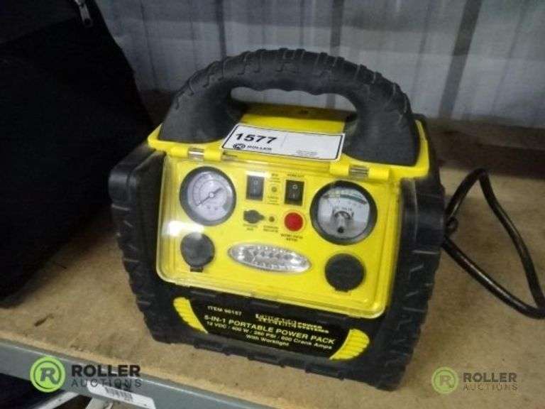 Chicago Electric 96157 5in1 Portable Power Pack Roller Auctions