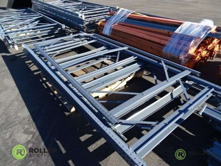 (6) Pallets of Edsal Shelving Includes 96in Cross Members and 144in x