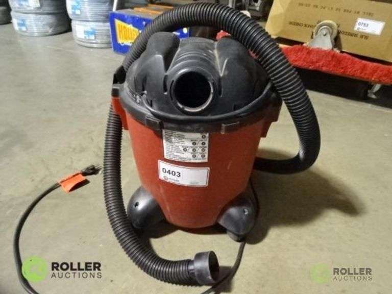 Shop Vac Quiet Series 5Gallon Wet / Dry Vacuum Roller Auctions