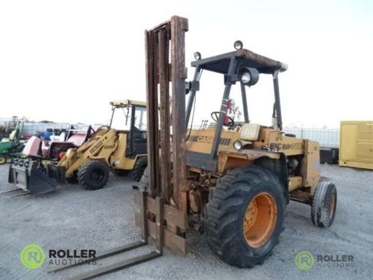 CASE 584C ALLTERRAIN FORKLIFT, 4Cylinder Diesel, 4000 LB Capacity, 21