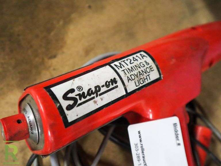 SnapOn MT241A Timing and Advance Light Roller Auctions