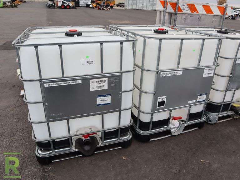 (2) Plastic Totes With Enclosure - Roller Auctions