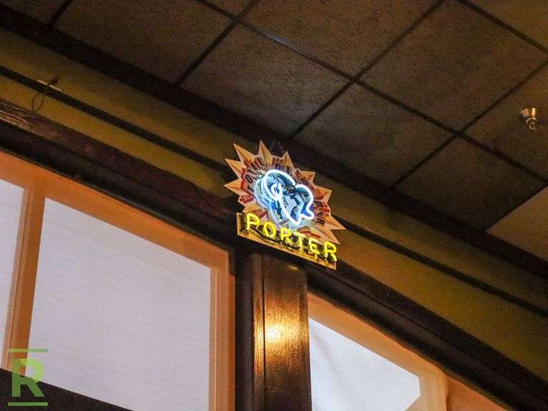 Porter Neon Sign - Roller Auctions