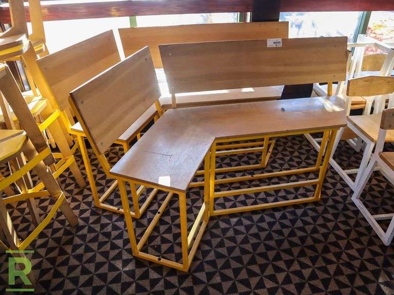 (2) Angled Benches - Roller Auctions