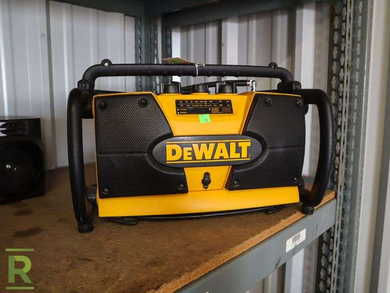 DeWalt Jobsite Radio and Sanyo Boom Box - Roller Auctions