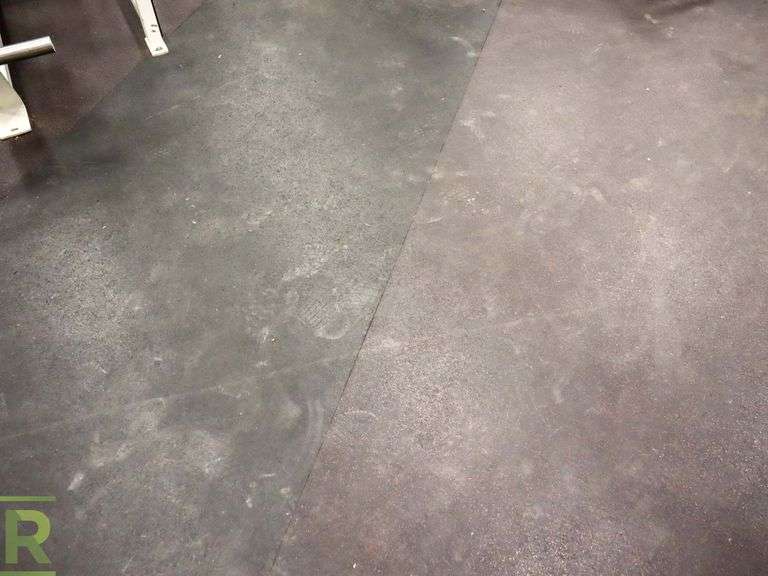 Entire Workout Area of Rubber Flooring - Roller Auctions