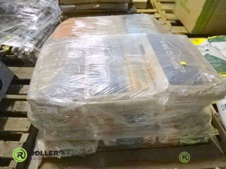 Pallet of Spec Mix Mortar and Grout Roller Auctions