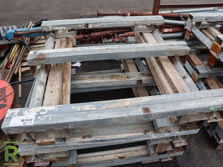 (10) Metal Pallets, 43" x 43" - Roller Auctions
