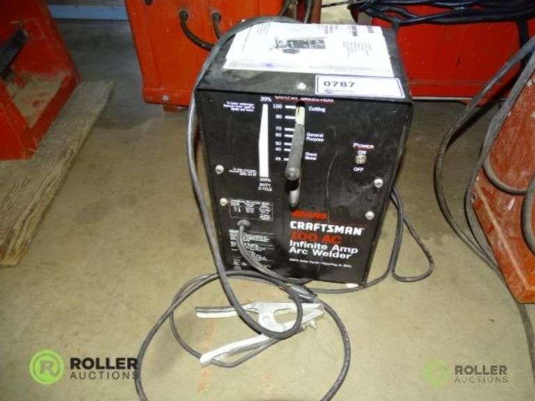 Craftsman 100AC Infinite Amp Arc Welder Roller Auctions