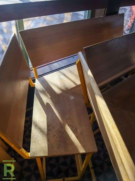 (2) Angled Benches - Roller Auctions