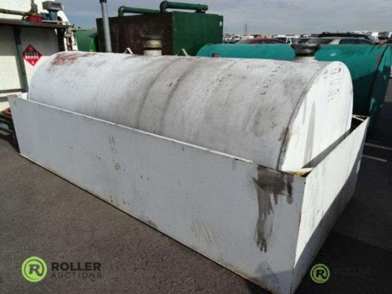 Mills Equipment CO 1000Gallon Fuel Storage Tank Roller Auctions