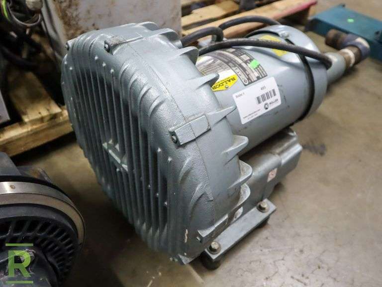 Gast R6350A Vacuum Pump, 3PH - Roller Auctions