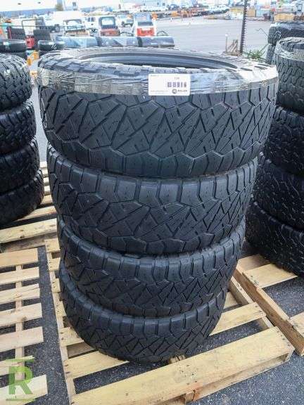 (4) 2019 Nitto Ridge Grappler LT295/60R20 Tires - Roller Auctions
