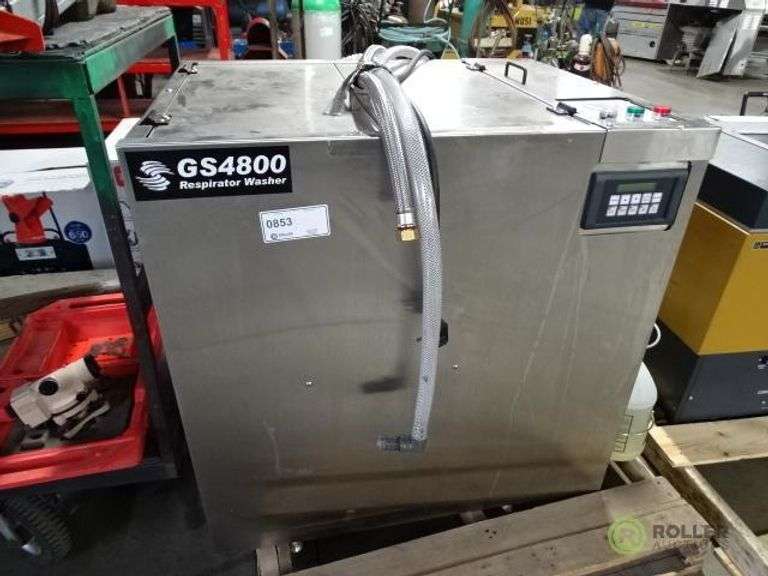 Steel GS4800 Respirator Washer, (2) Stainless Steel Baskets, Automatic Chemical