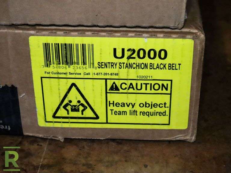 (12) Stanchions With (2) in Boxes - Roller Auctions