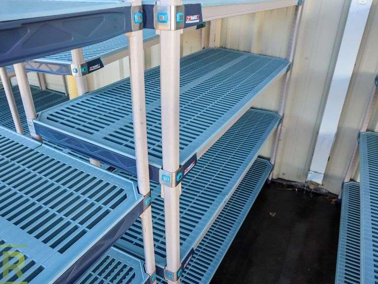 (3) Metro Max Antimicrobial Racks Roller Auctions