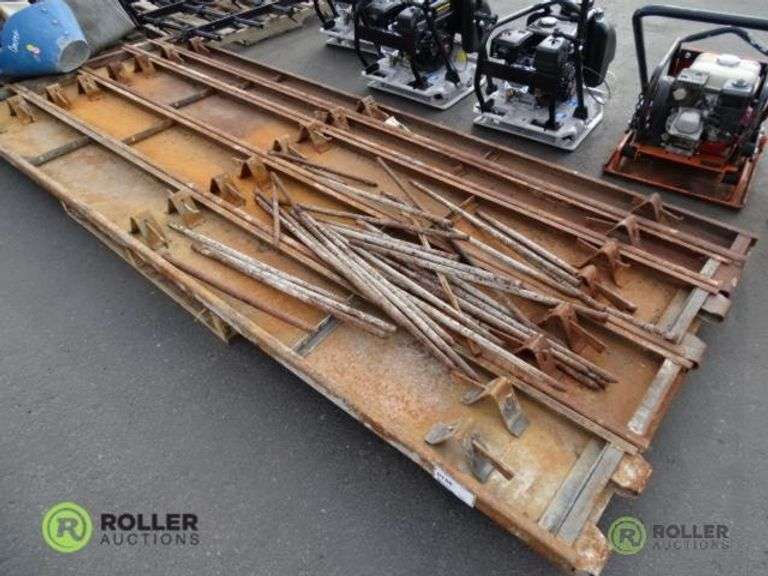 (5) Concrete Forms With Stakes Roller Auctions