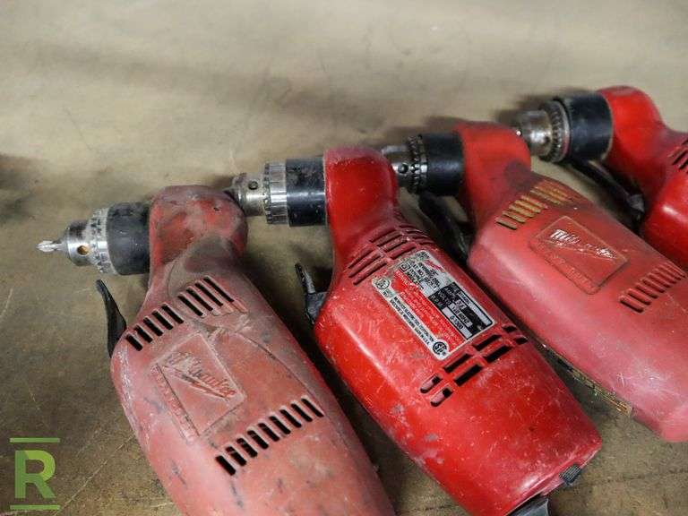 (4) Milwaukee Reversing Drills - Roller Auctions