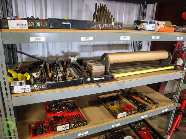 Shelf of Hand Tools - Roller Auctions