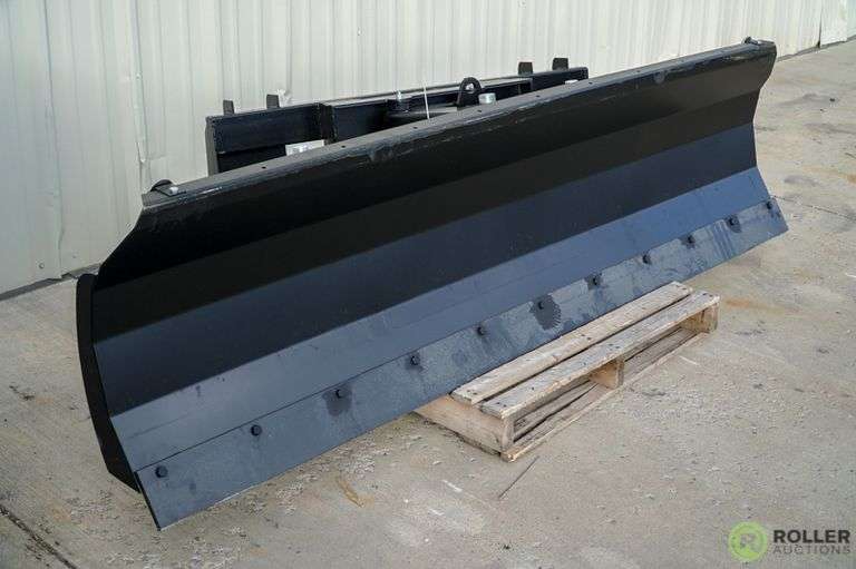 New 86" Dozer Blade Attachment to fit Skid Steer (Please Check All Fluids, Fittings, Hardware and Connections Prior To Use) - Roller Auctions