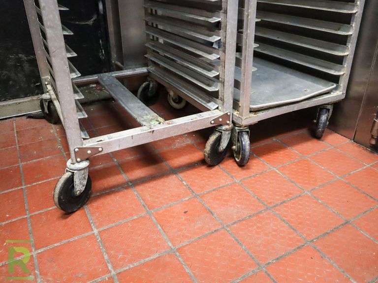 (2) Sheet Pan Racks, On Casters - Roller Auctions