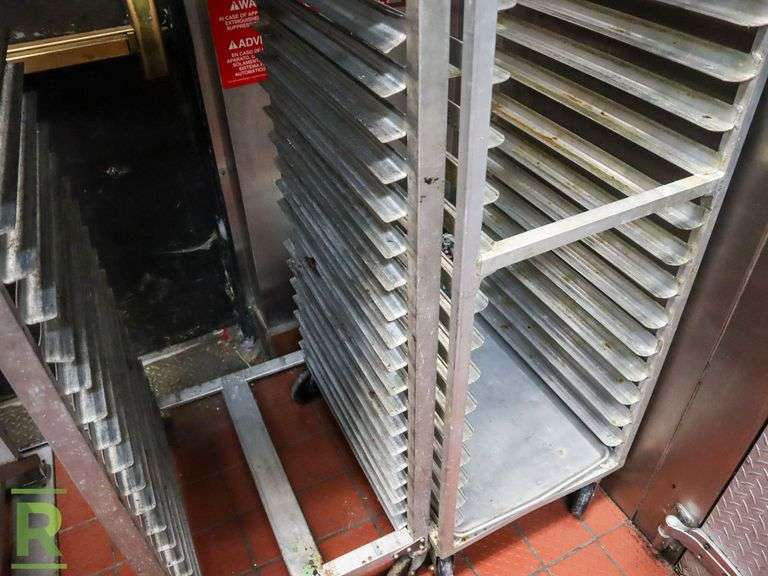 (2) Sheet Pan Racks, On Casters - Roller Auctions