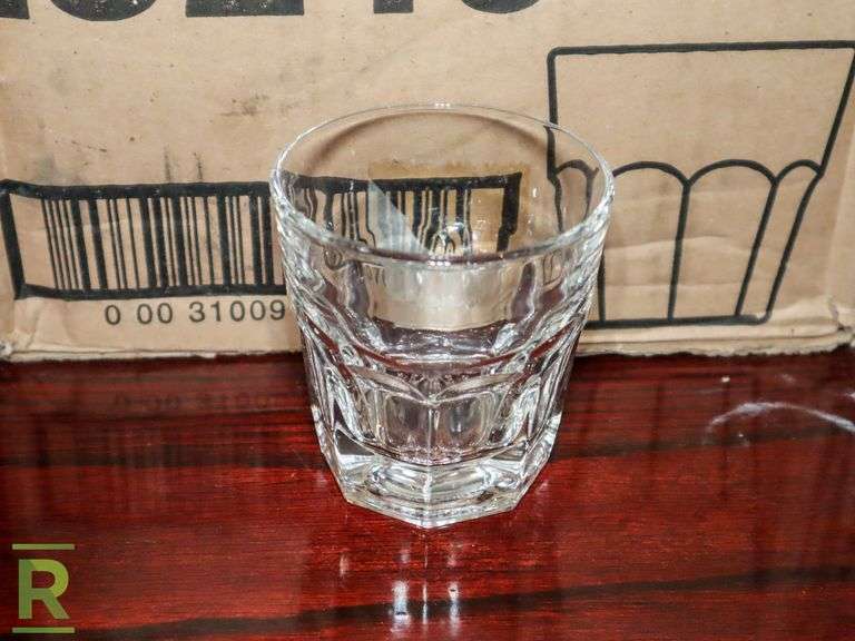(5) Boxes Of Libbey Rocks Glasses - Roller Auctions