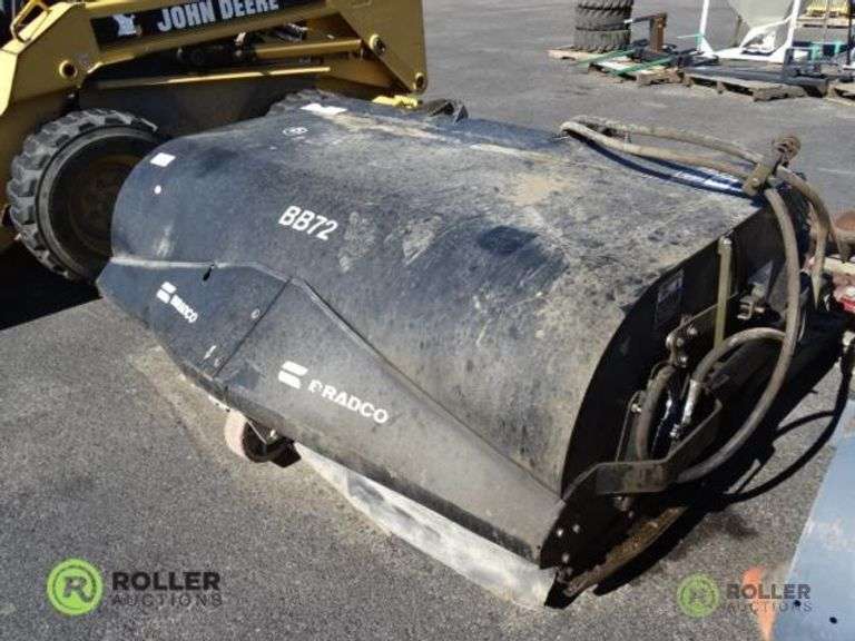 Bradco BB72 33609 72in Hydraulic Sweeper, Fits Skid Steer Roller Auctions