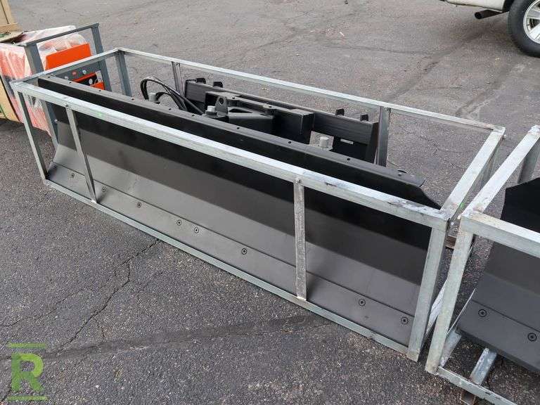 New 86" Dozer Blade Attachment to fit Skid Steer (Please Check All Fluids, Fittings, Hardware and Connections Prior To Use) - Roller Auctions