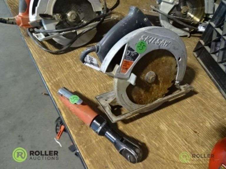 Skilsaw 574 7.25in Electric Circular Saw, Cummins Pneumatic Ratchet