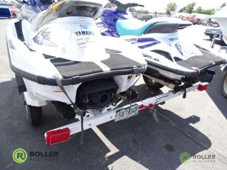 2002 SHORELINE S/A Tandem Jet Ski Trailer, 14ft, Ball Hitch VIN