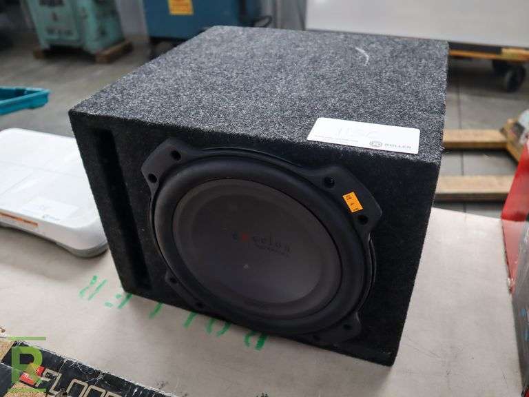 Kenwood Excelon Reference 10" Subwoofer With Enclosure Roller Auctions