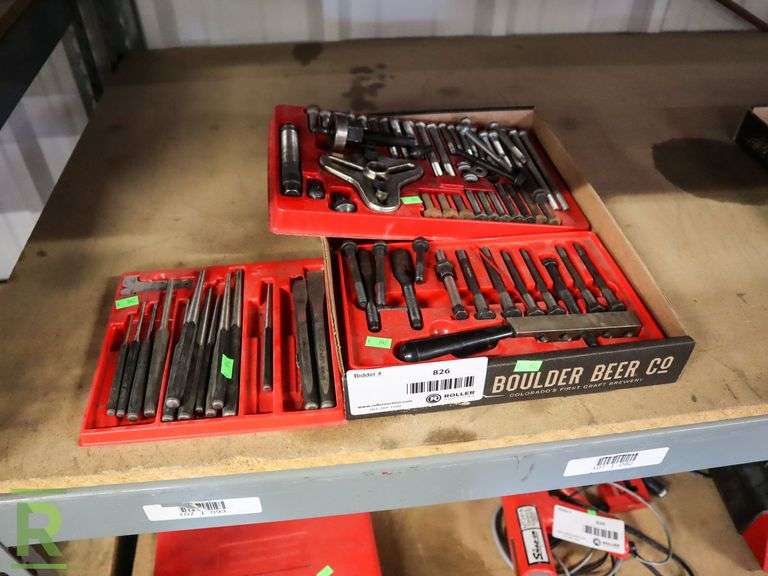 Tray of Snap-On Punches and Gear Pullers - Roller Auctions