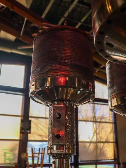 (2) Fire Sense Umbrella Heaters, No Tops, Propane - Roller Auctions