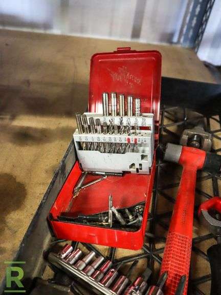 Tray of Snap On Drill Bits and Hand Tools - Roller Auctions
