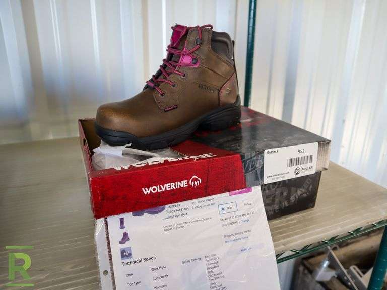 Wolverine Work Boots, Women's 8.5 - Roller Auctions