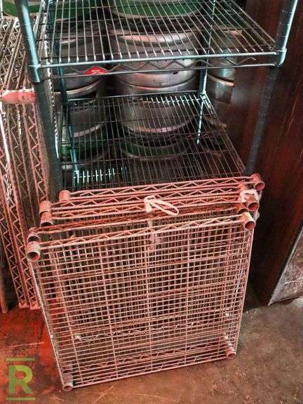 6-Tier Wire Rack With Assorted Shelves And Poles - Roller Auctions