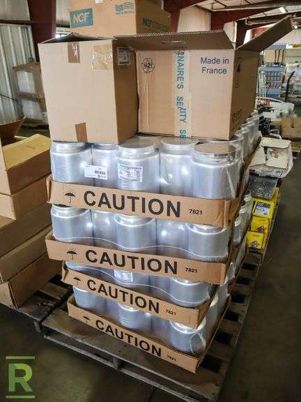 Pallet of Aluminum Cans With Lids - Roller Auctions