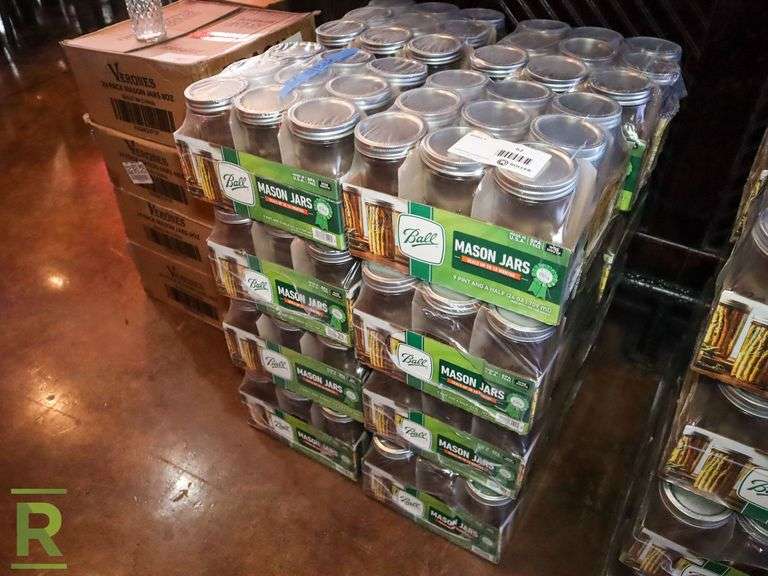 (144) Mason Jars, 24OZ - Roller Auctions