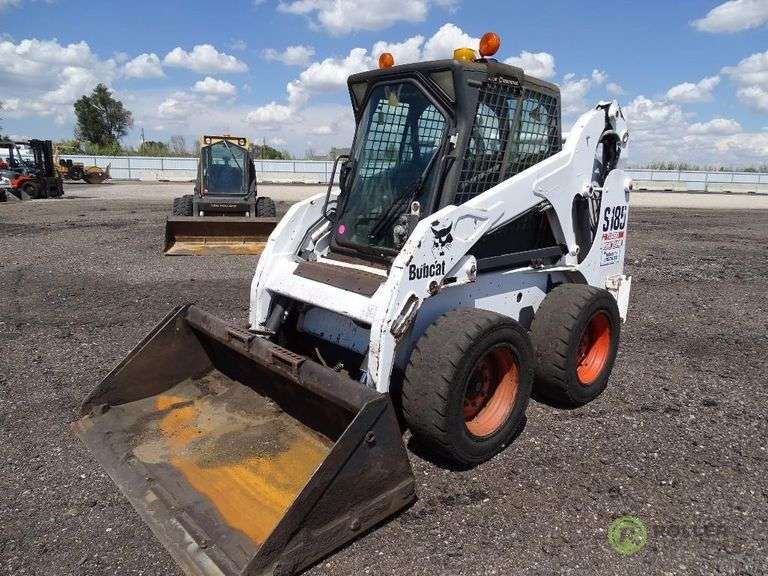 2005 BOBCAT S185 Skid Steer Loader, Enclosed Cab w/ A/C, High Flow