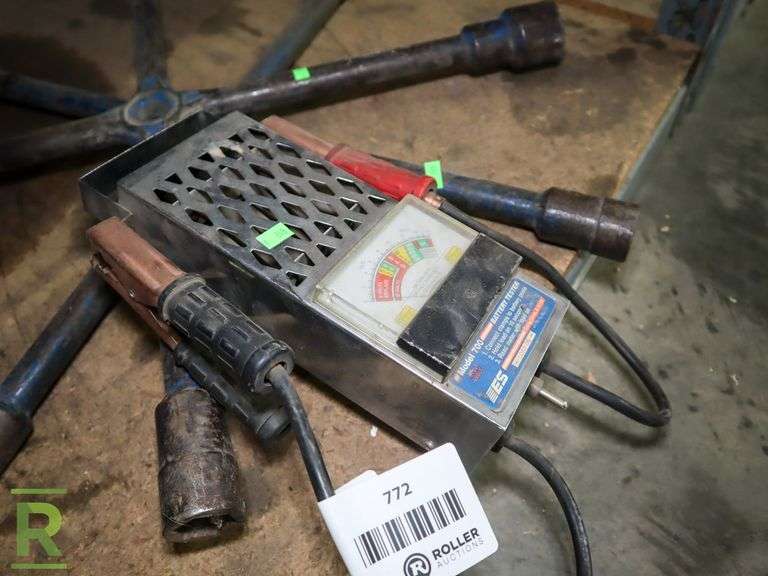Battery Tester and (2) 4-Way Lug Wrench - Roller Auctions